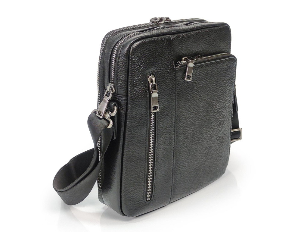 Мужская кожаная сумка через плечо Tiding Bag NM29-297890A - Фото № 4