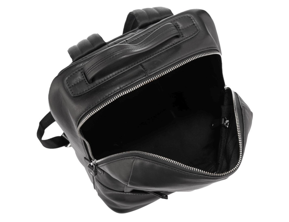 Мужской кожаный рюкзак для ноутбука на один отдел Tiding Bag NM29-88056A - Фото № 3