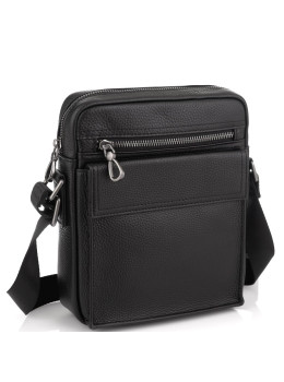 Чорна шкіряна сумка чоловіча Tiding Bag NM29-88079A