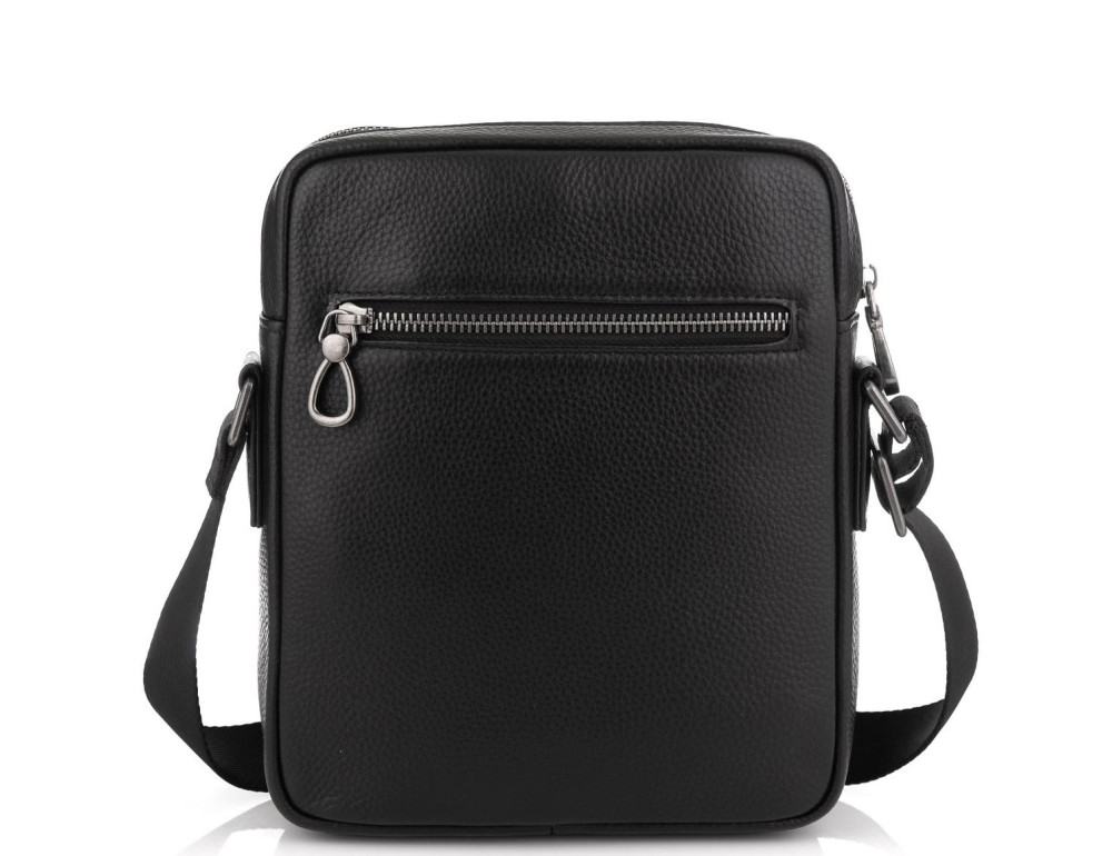 Чорна шкіряна сумка чоловіча Tiding Bag NM29-88079A - Фотографія № 5