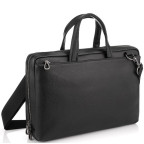 Сумка для ноутбука черная кожаная Tiding Bag NM29-88212-3A - Фото № 100