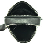Сумка на плече шкіряна чоловіча чорна Tiding Bag NA50-5202A - Фотографія № 103