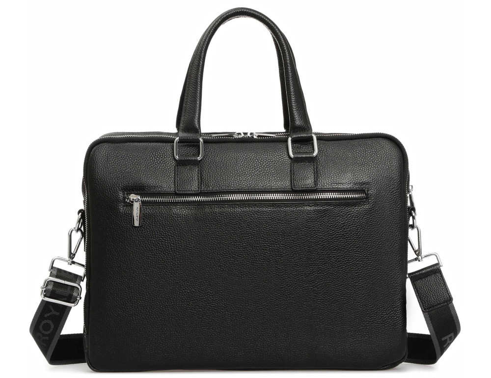 Мужская кожаная сумка для ноутбука Bag RB-010A-1 - Фото № 4