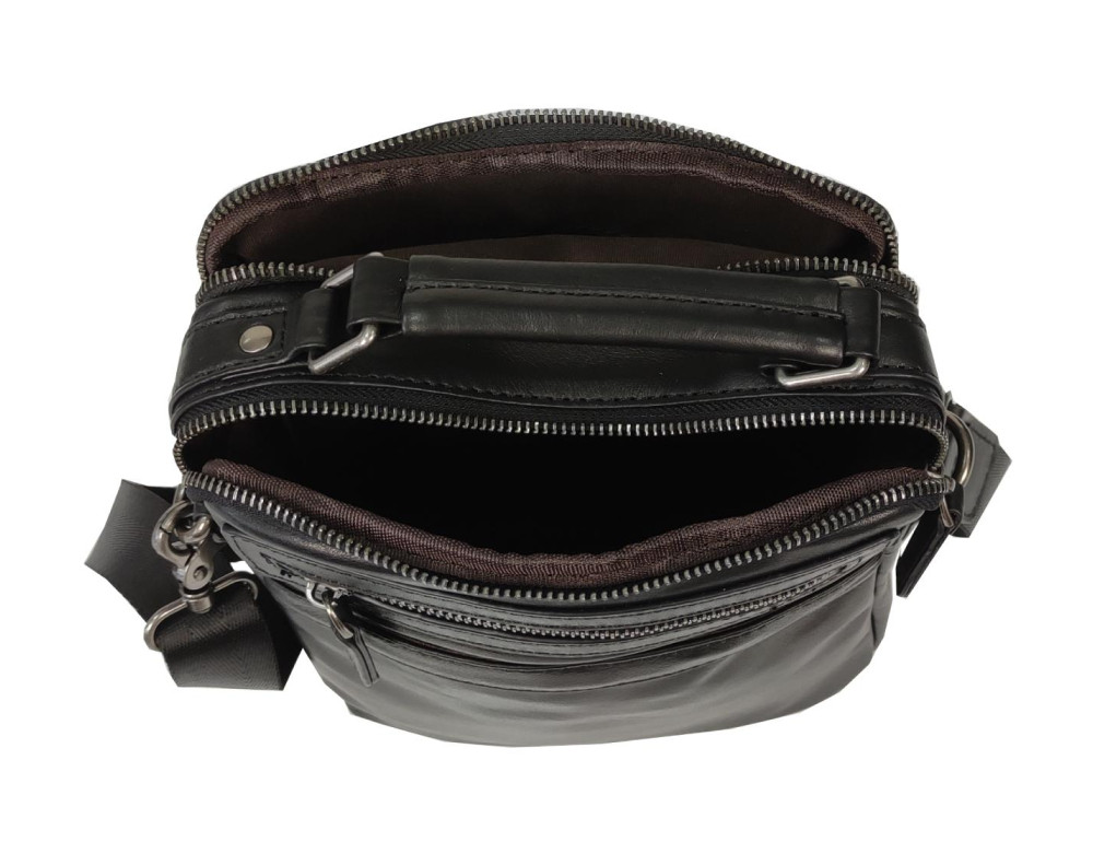 Чоловіча сумка з м'якої шкіри Tiding Bag S-JMD10-161-1A - Фотографія № 5