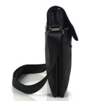 Мужской черный мессенджер с клапаном на застежке Tiding Bag S-JMD10-6038A - Фото № 102
