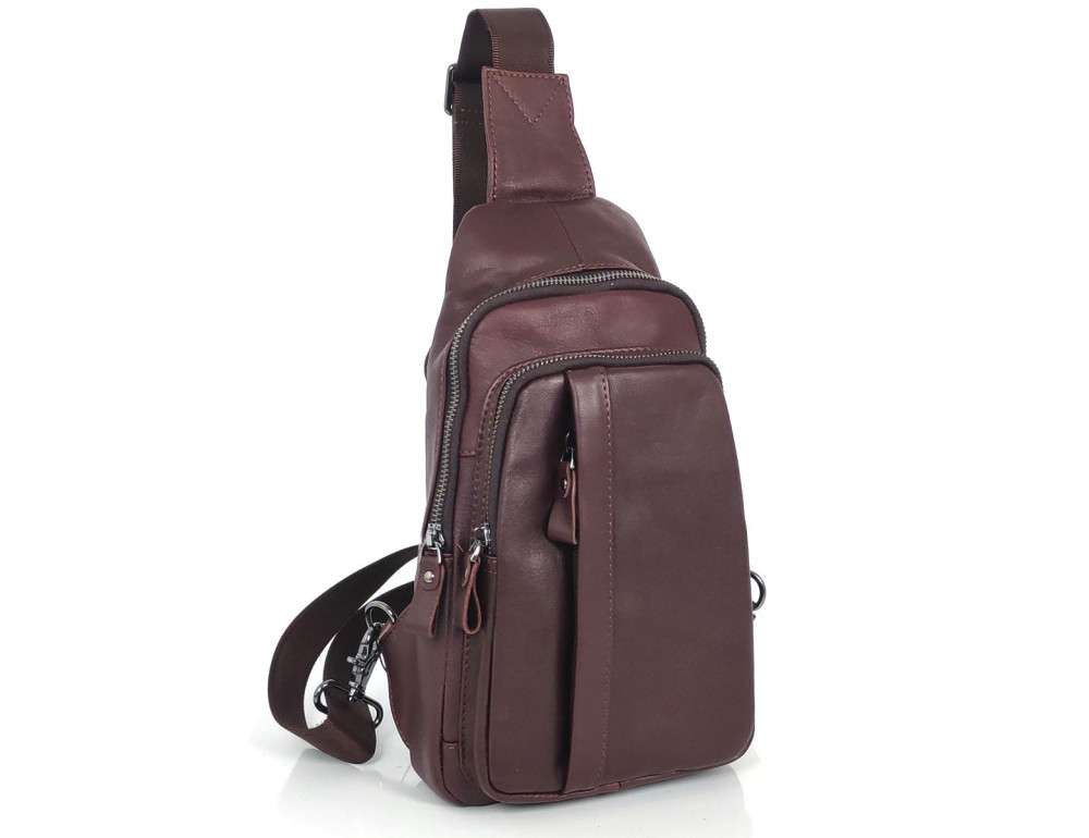 Слинг коричневый Tiding Bag S-JMD10-707C - Фото № 1 Слинг коричневый Tiding Bag S-JMD10-707C - Фото № 1