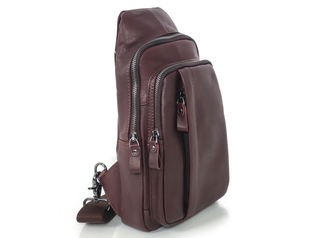 Слінг коричневий Tiding Bag S-JMD10-707C - Фотографія № 3