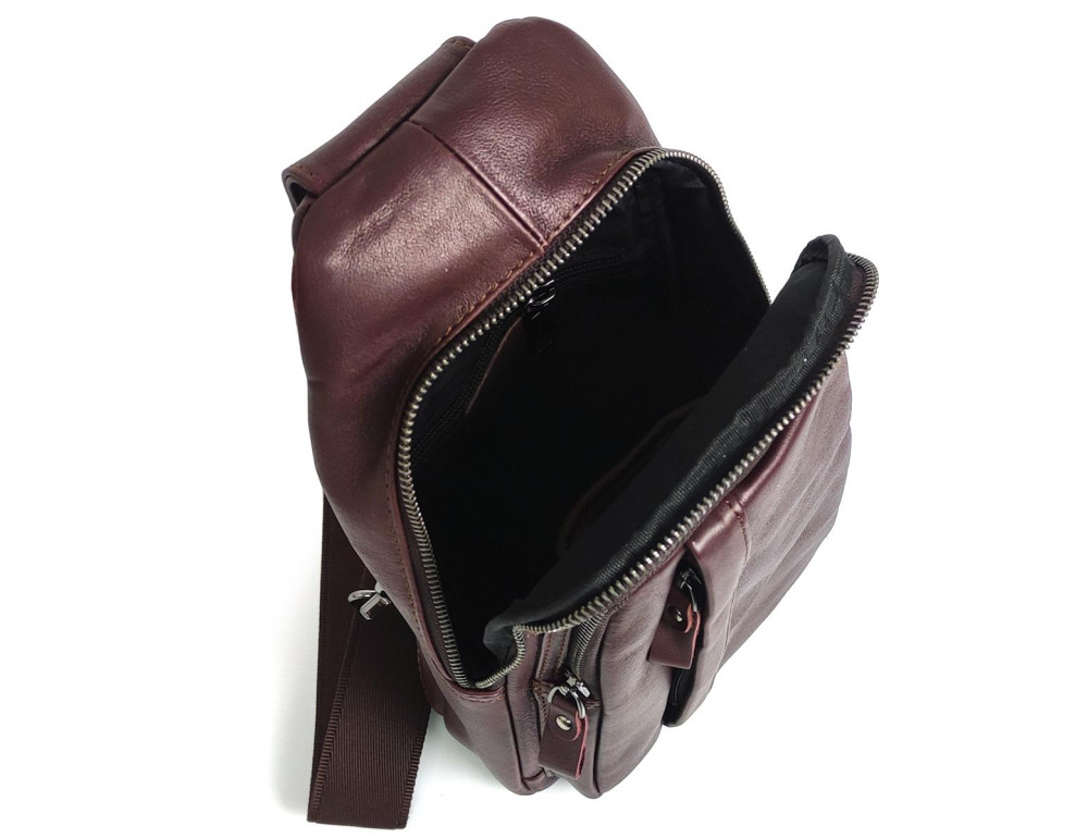 Слінг коричневий Tiding Bag S-JMD10-707C - Фотографія № 4
