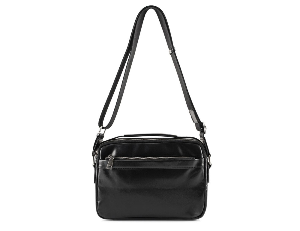 Мужской кожаный горизонтальный мессенджер Tiding Bag S-JMD10-735A - Фото № 2
