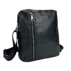 Мужской средний черный мессенджер Tiding Bag S-JMD10-8153A - Фото № 106