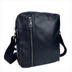 Мужской средний черный мессенджер Tiding Bag S-JMD10-8153A - Фото № 107