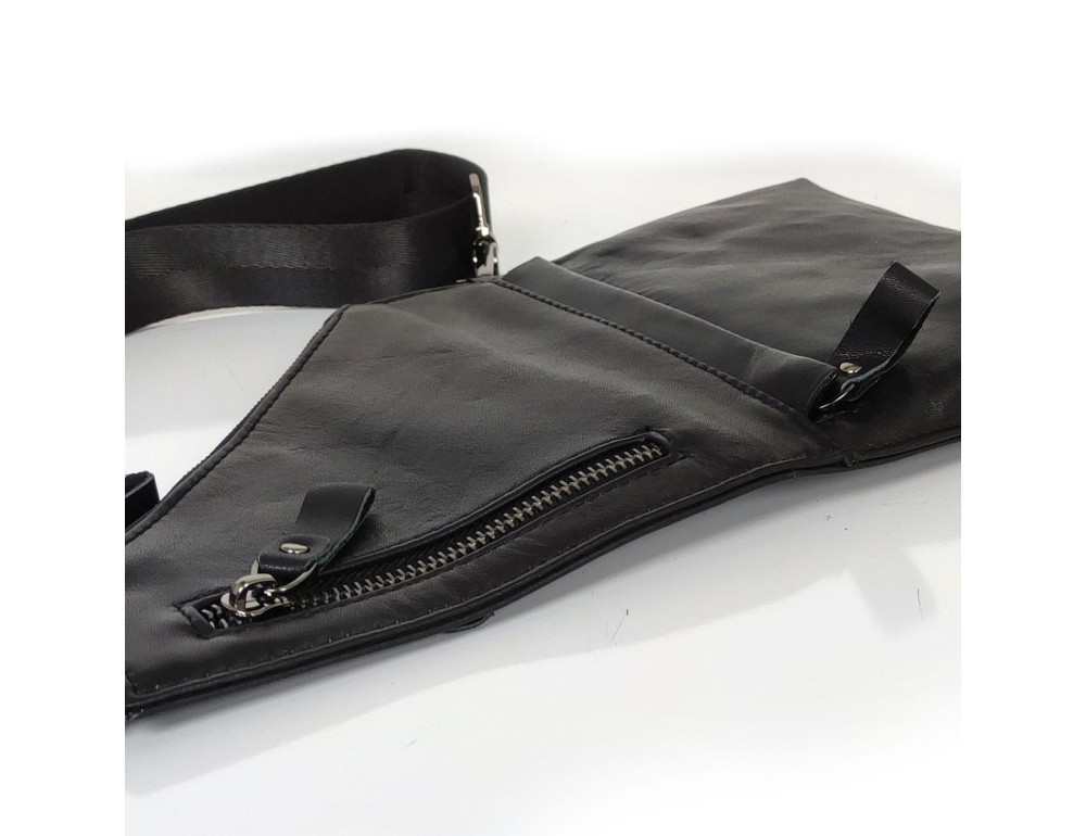 Слинг черный тонкий Tiding Bag S-JMD10-8707A - Фото № 5