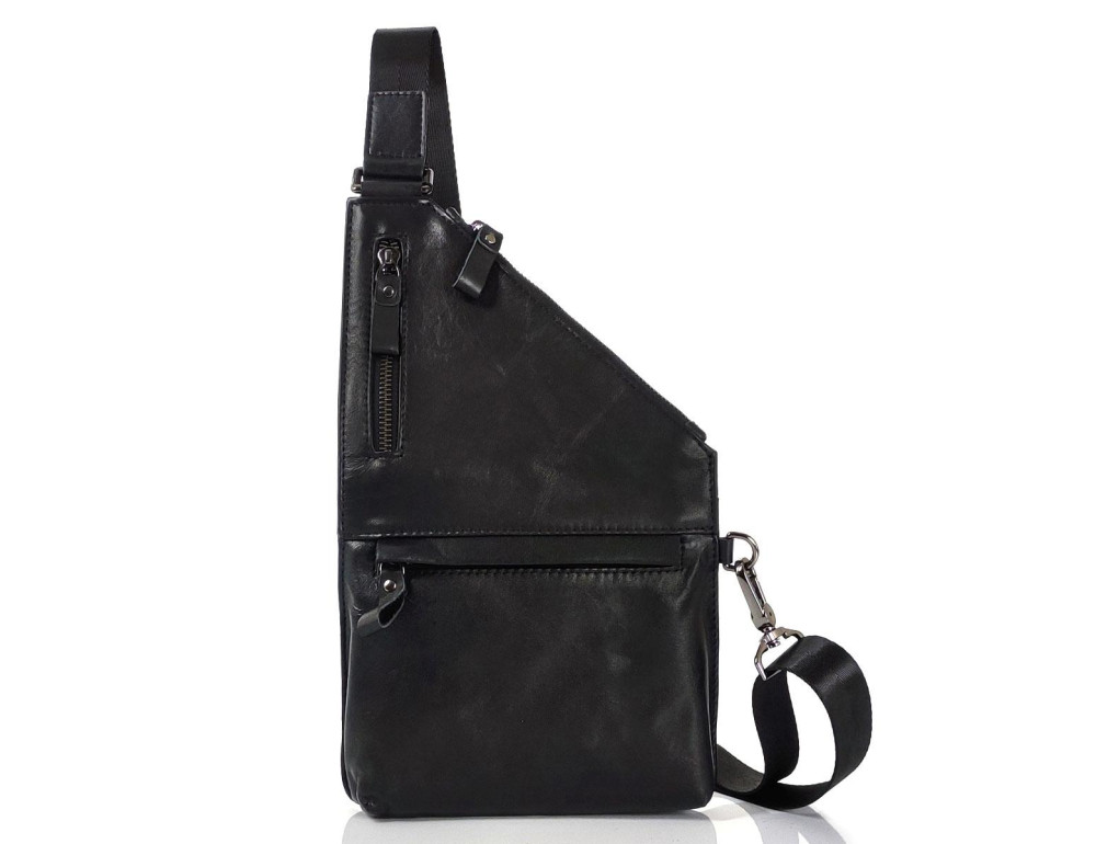 Слинг черный тонкий Tiding Bag S-JMD10-8707A - Фото № 6