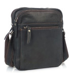 Мужской коричневый мессенджер Tiding Bag S-JMD4-008C на молнии. - Фото № 100 Мужской коричневый мессенджер Tiding Bag S-JMD4-008C на молнии. - Фото № 100