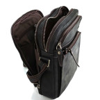 Мужской коричневый мессенджер Tiding Bag S-JMD4-008C на молнии. - Фото № 101 Мужской коричневый мессенджер Tiding Bag S-JMD4-008C на молнии. - Фото № 101