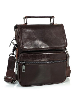 Месенджер коричневий середній Tiding Bag SM-7476C