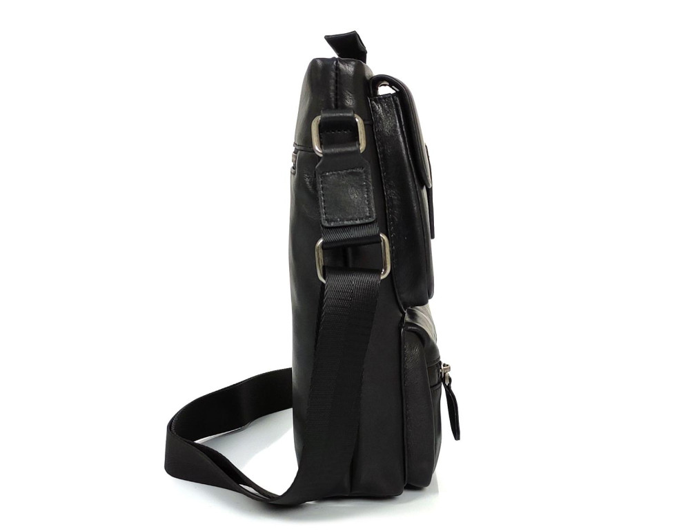 Мессенджер классический черный Tiding Bag S-SM8-20210A - Фото № 4