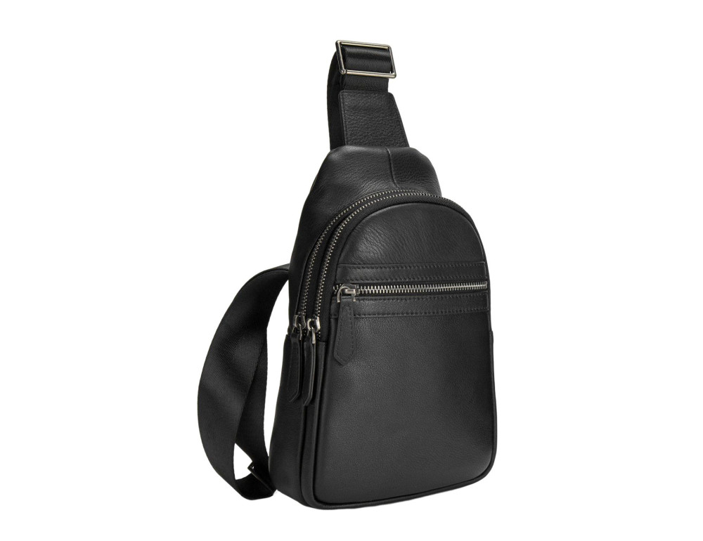 Кожаная сумка-слинг Tiding Bag S-SM8-830A - Фото № 1 Кожаная сумка-слинг Tiding Bag S-SM8-830A - Фото № 1