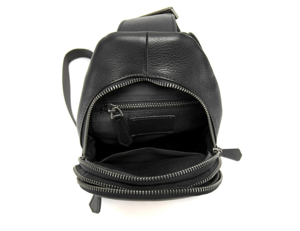 Кожаная сумка-слинг Tiding Bag S-SM8-830A - Фото № 4