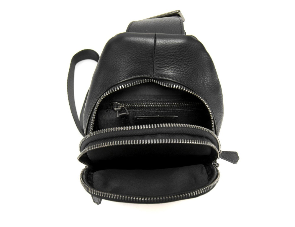 Кожаная сумка-слинг Tiding Bag S-SM8-830A - Фото № 5