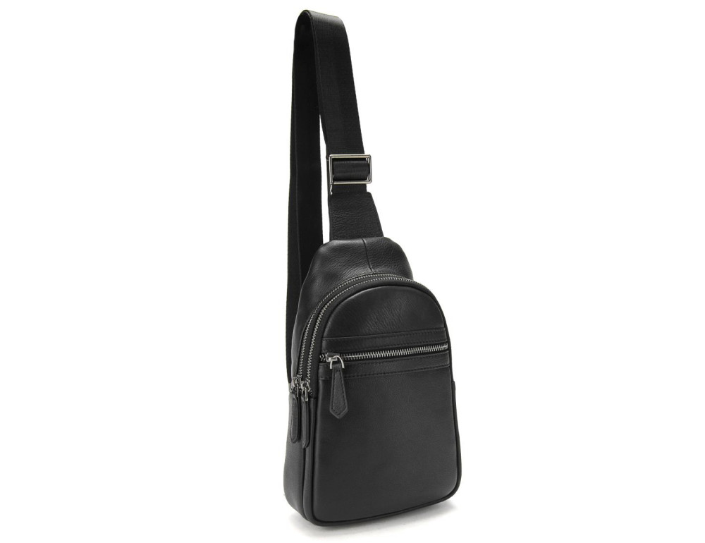 Кожаная сумка-слинг Tiding Bag S-SM8-830A - Фото № 7