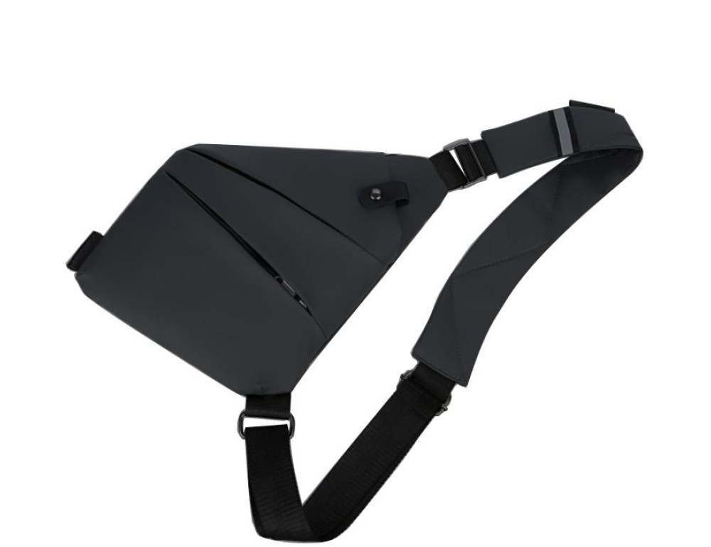 Чоловічий слінг тканина через плече чорний Tiding Bag S1-001A - Фотографія № 2