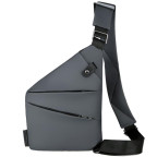 Чоловічий слінг тканина через плече сірий Tiding Bag S1-001G - Фотографія № 100 Чоловічий слінг тканина через плече сірий Tiding Bag S1-001G - Фотографія № 100