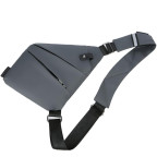 Чоловічий слінг тканина через плече сірий Tiding Bag S1-001G - Фотографія № 101 Чоловічий слінг тканина через плече сірий Tiding Bag S1-001G - Фотографія № 101
