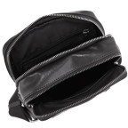 Сумка через плечо кожаная черная Tiding Bag SM13-0014A - Фото № 102 Сумка через плечо кожаная черная Tiding Bag SM13-0014A - Фото № 102