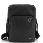 Сумка через плечо кожаная черная Tiding Bag SM13-0014A - Фото № 104 Сумка через плечо кожаная черная Tiding Bag SM13-0014A - Фото № 104