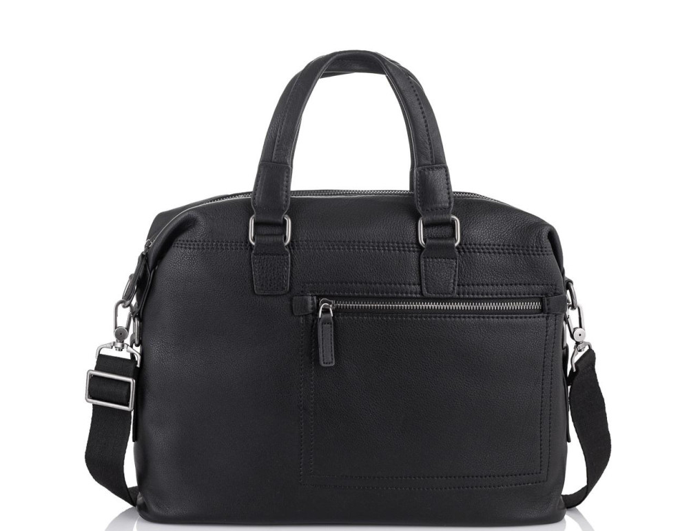Мужская деловая кожаная сумка Tiding Bag SM8-002A - Фото № 4