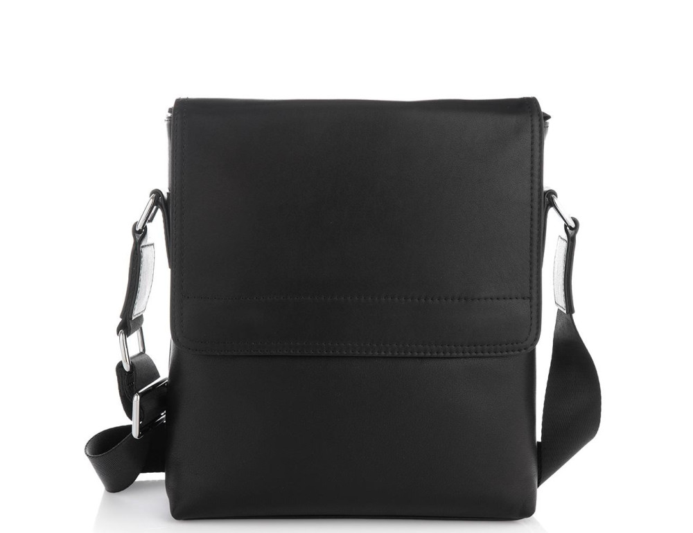 Мужская кожаная сумка через плечо Tiding Bag SM8-011A - Фото № 4