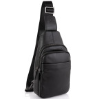 Чоловічий шкіряний чорний слінг на плече Tiding Bag SM8-015A - Фотографія № 100 Чоловічий шкіряний чорний слінг на плече Tiding Bag SM8-015A - Фотографія № 100