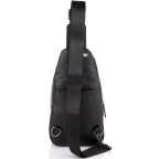 Чоловічий шкіряний чорний слінг на плече Tiding Bag SM8-015A - Фотографія № 102 Чоловічий шкіряний чорний слінг на плече Tiding Bag SM8-015A - Фотографія № 102