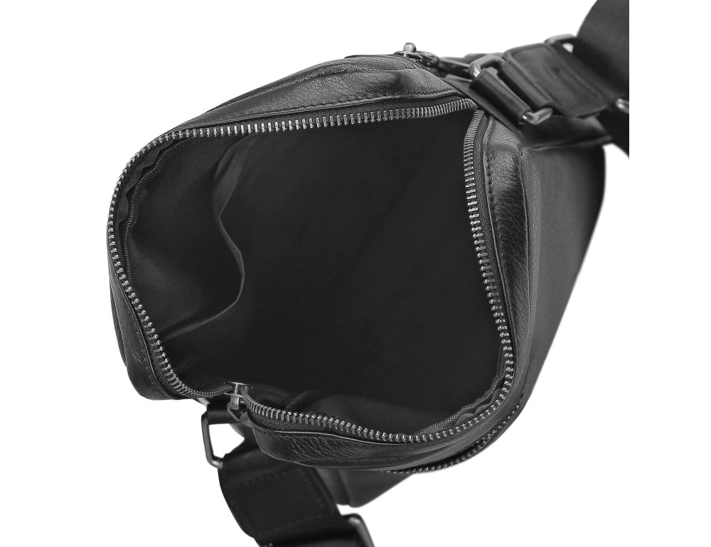 Мужская кожаная сумка через плечо Tiding Bag SM8-1007A - Фото № 4