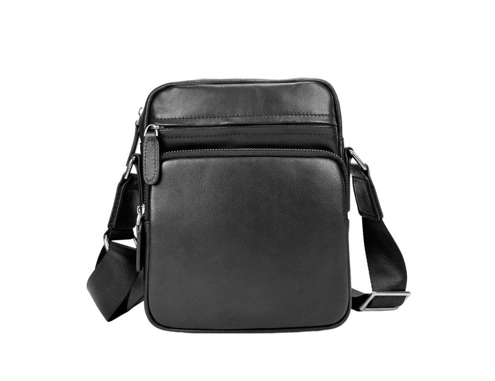 Кожаная стильная сумка-мессенджер через плечо Tiding Bag SM8-1022A - Фото № 3