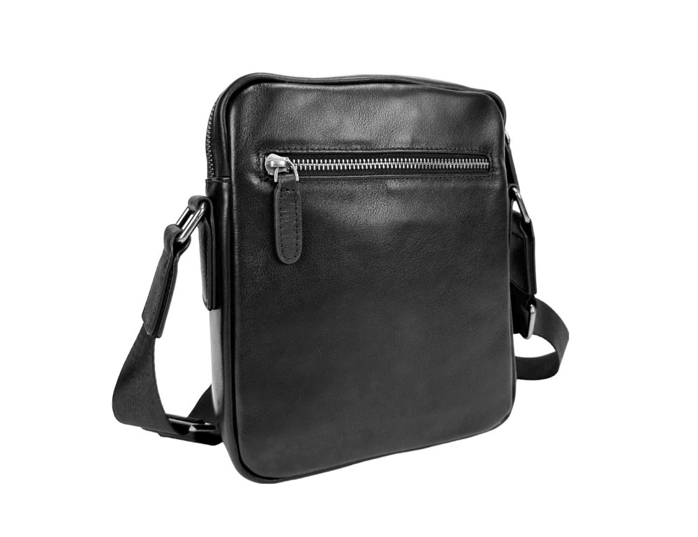 Кожаная стильная сумка-мессенджер через плечо Tiding Bag SM8-1022A - Фото № 4