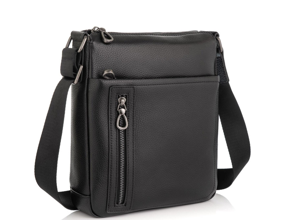 Шкіряна сумка-месенджер через плече Tiding Bag SM8-17629A - Фотографія № 1 Шкіряна сумка-месенджер через плече Tiding Bag SM8-17629A - Фотографія № 1