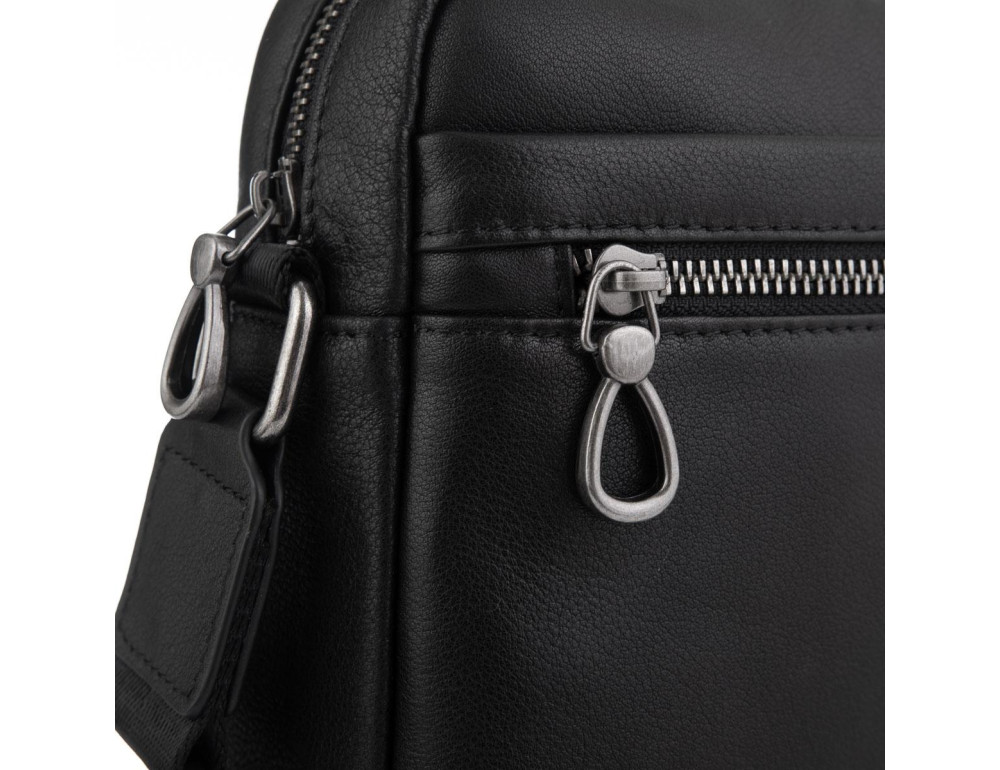 Мужская сумка через плечо в черном цвете Tiding Bag SM8-235A - Фото № 2