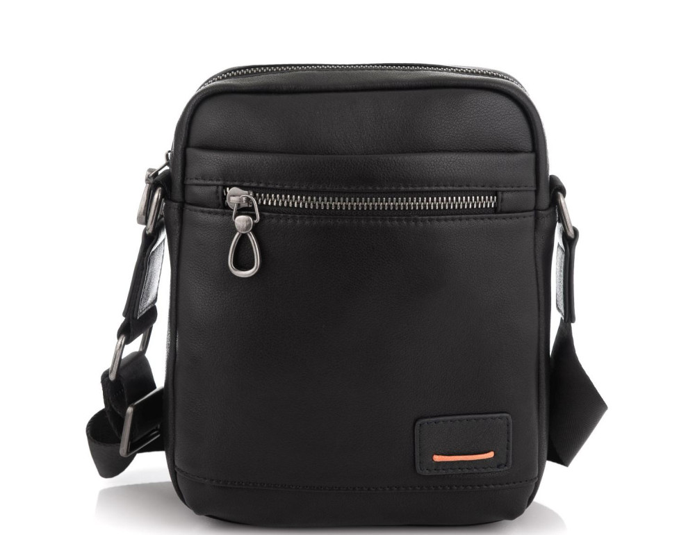 Мужская сумка через плечо в черном цвете Tiding Bag SM8-235A - Фото № 5