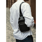 Мужская сумка-слинг кожаная черная Tiding Bag SM8-807A - Фото № 104 Мужская сумка-слинг кожаная черная Tiding Bag SM8-807A - Фото № 104