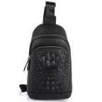 Чоловіча сумка-слінг через плече натуральна шкіра Tiding Bag SM8-818A - Фотографія № 104