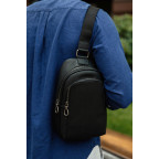 Чоловіча шкіряна сумка-слінг чорна Tiding Bag SM8-825A - Фотографія № 104 Чоловіча шкіряна сумка-слінг чорна Tiding Bag SM8-825A - Фотографія № 104