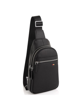 Мужская сумка-слинг через плечо натуральная кожа Tiding Bag SM8-830A