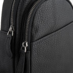 Чоловіча шкіряна сумка-слінг чорна Tiding Bag SM8-853A - Фотографія № 101