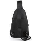 Чоловіча шкіряна сумка-слінг чорна Tiding Bag SM8-853A - Фотографія № 104