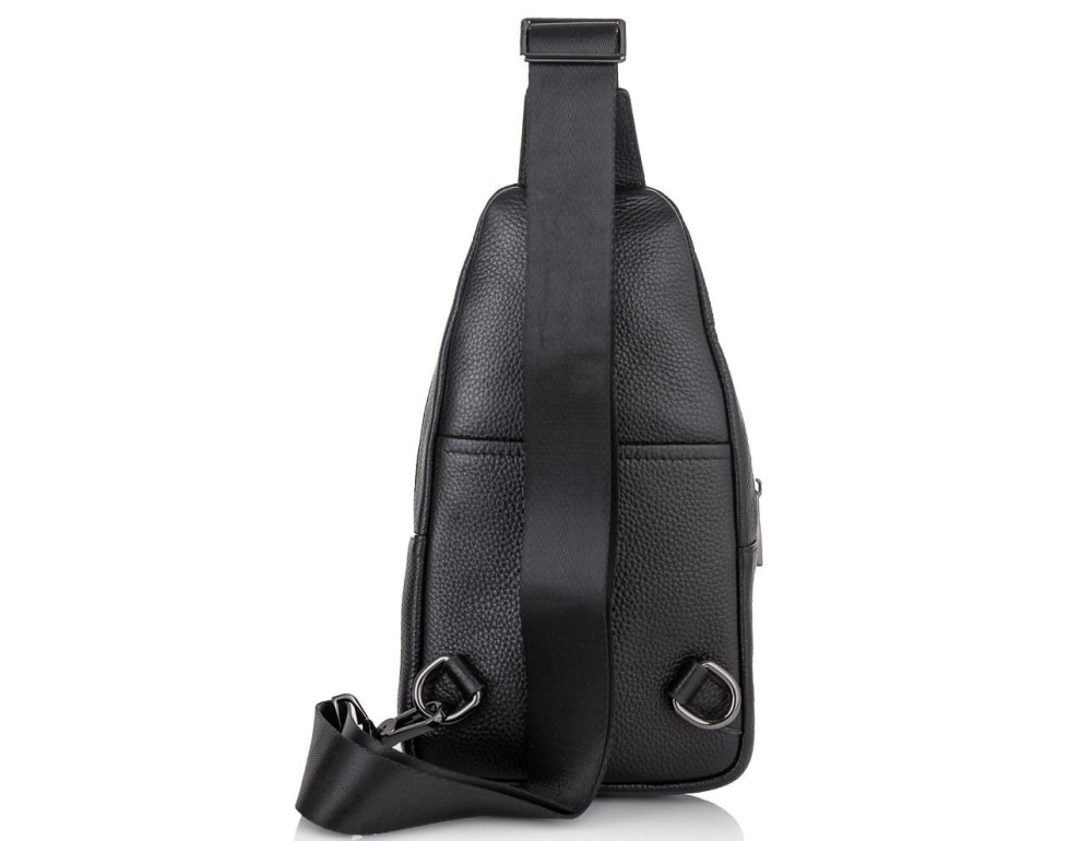 Чоловічий слінг-рюкзак на одну шлейку з натуральної шкіри Tiding Bag SM8-868A - Фотографія № 2