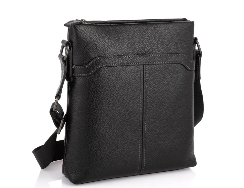 Месенджер чорний через плече Tiding Bag SM8-8987A - Фотографія № 1 Месенджер чорний через плече Tiding Bag SM8-8987A - Фотографія № 1
