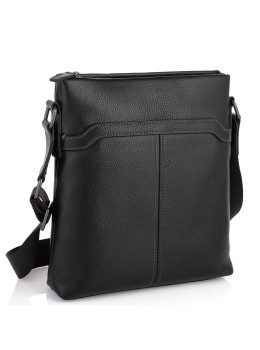 Мессенджер черный через плечо Tiding Bag SM8-8987A