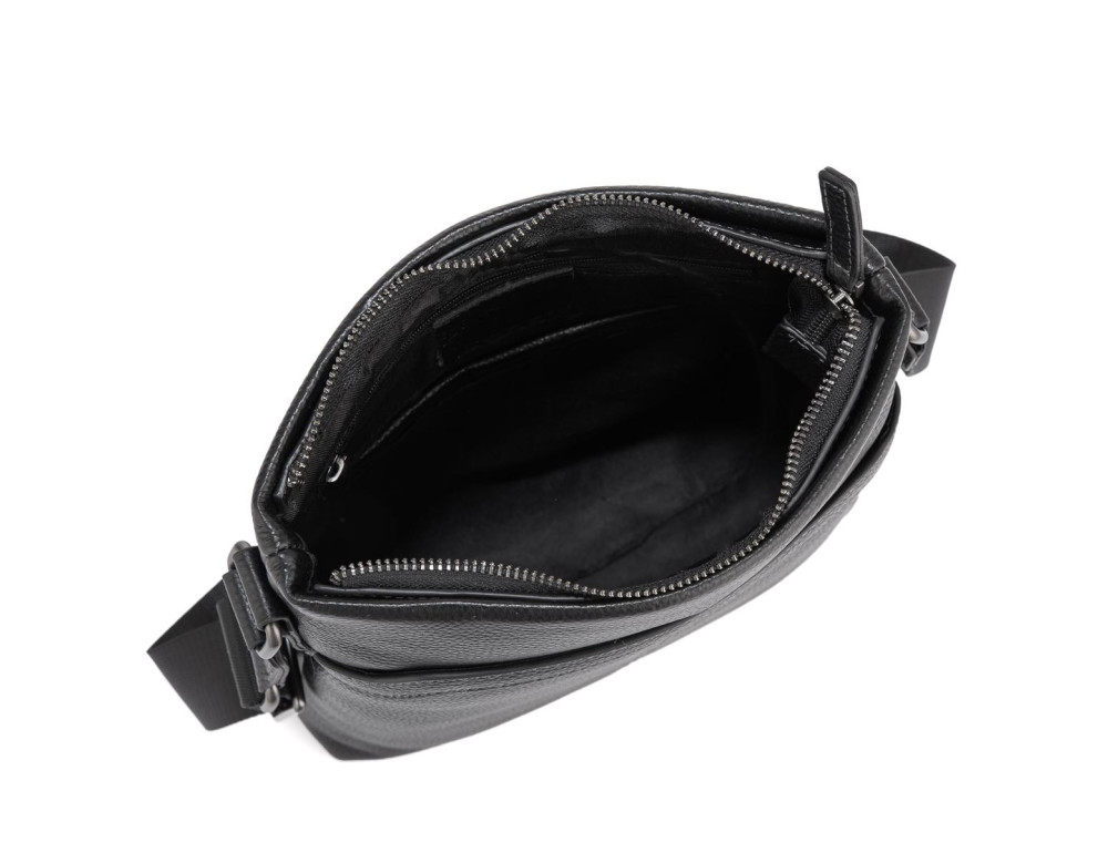 Месенджер чорний через плече Tiding Bag SM8-8987A - Фотографія № 3